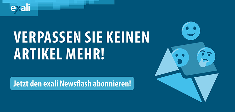 Newsflash Abonnieren Sie jetzt den Newsflash von exali